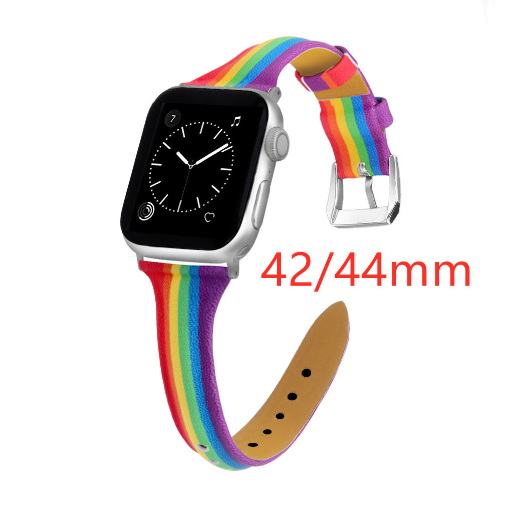 For Apple watch Smart Watch First Layer Leather Belt