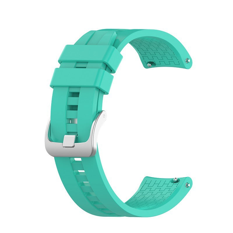 Watch Steel Buckle Silicone Strap