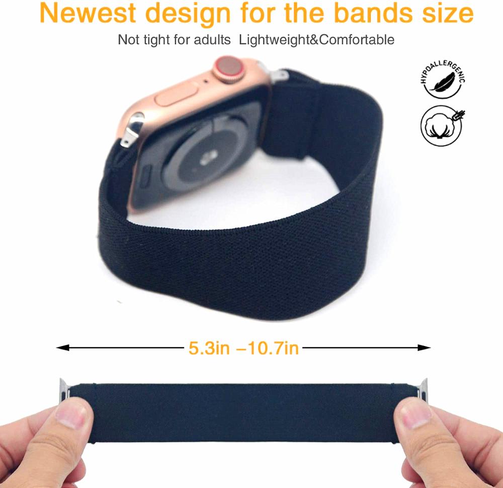 Scrunchie Strap for Apple watch 7 band 45mm 41mm 44mm 40mm 38mm 42mm women watchband bracelet correa iwatch series SE 6 5 4 3