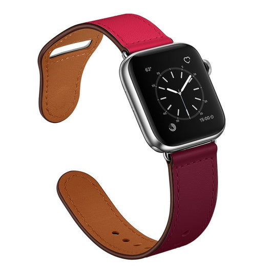 Correas de reloj de cuero de alta calidad compatibles con Apple Watch Series 10, 9, 8, 7, 6, 5, 4, 3, 2 SE, Ultra iWatch