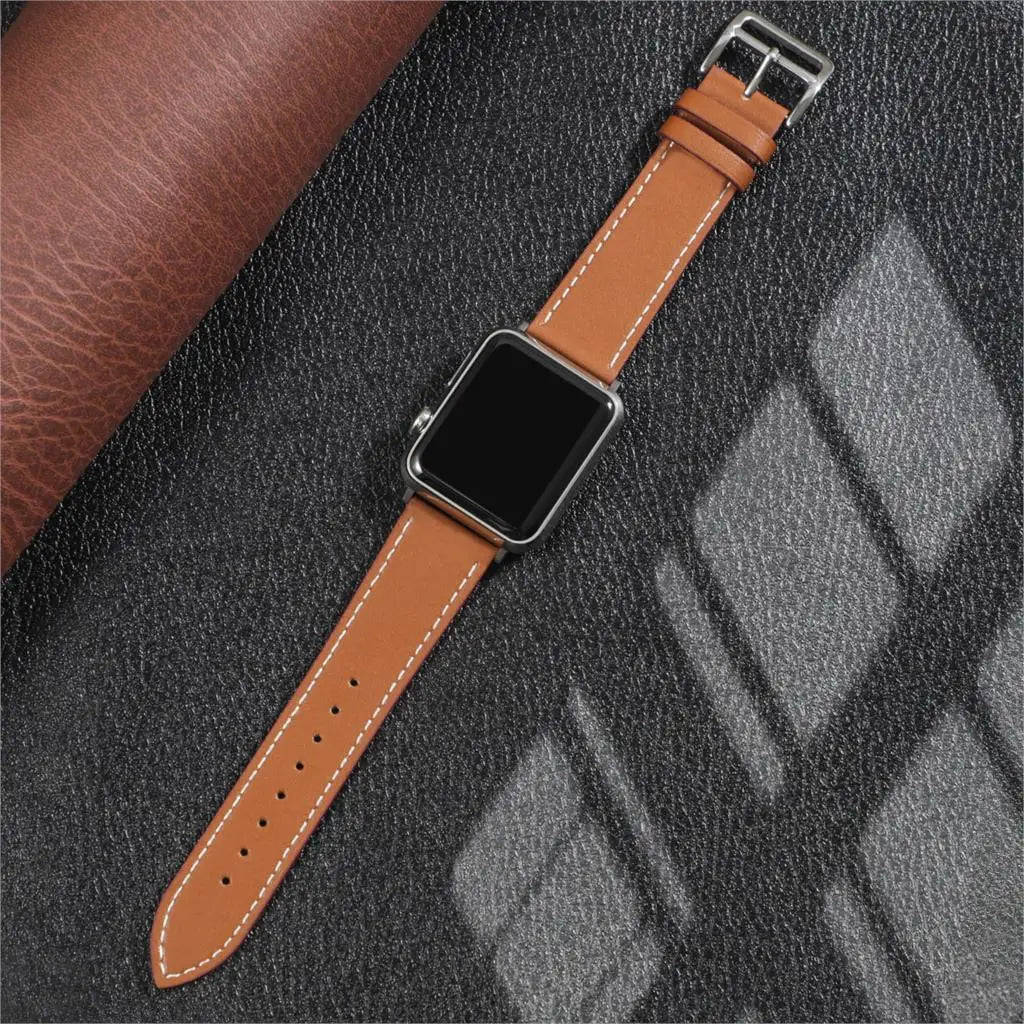 Correas de cuero compatibles con Apple Watch Tamaño 49mm 44mm 40mm 41mm 38mm 42 Pulsera de un solo giro Correa iWatch Ultra Serie 3 4 6 SE 7 8 45mm