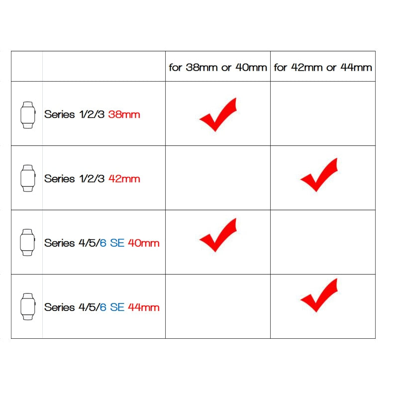 Correa de acero inoxidable FDK para Apple Watch 8, 6, SE, 5, 4, 40 mm, 44 mm, pulsera para Iwatch Series 7, 6, 5, 4, 3, 38 y 42