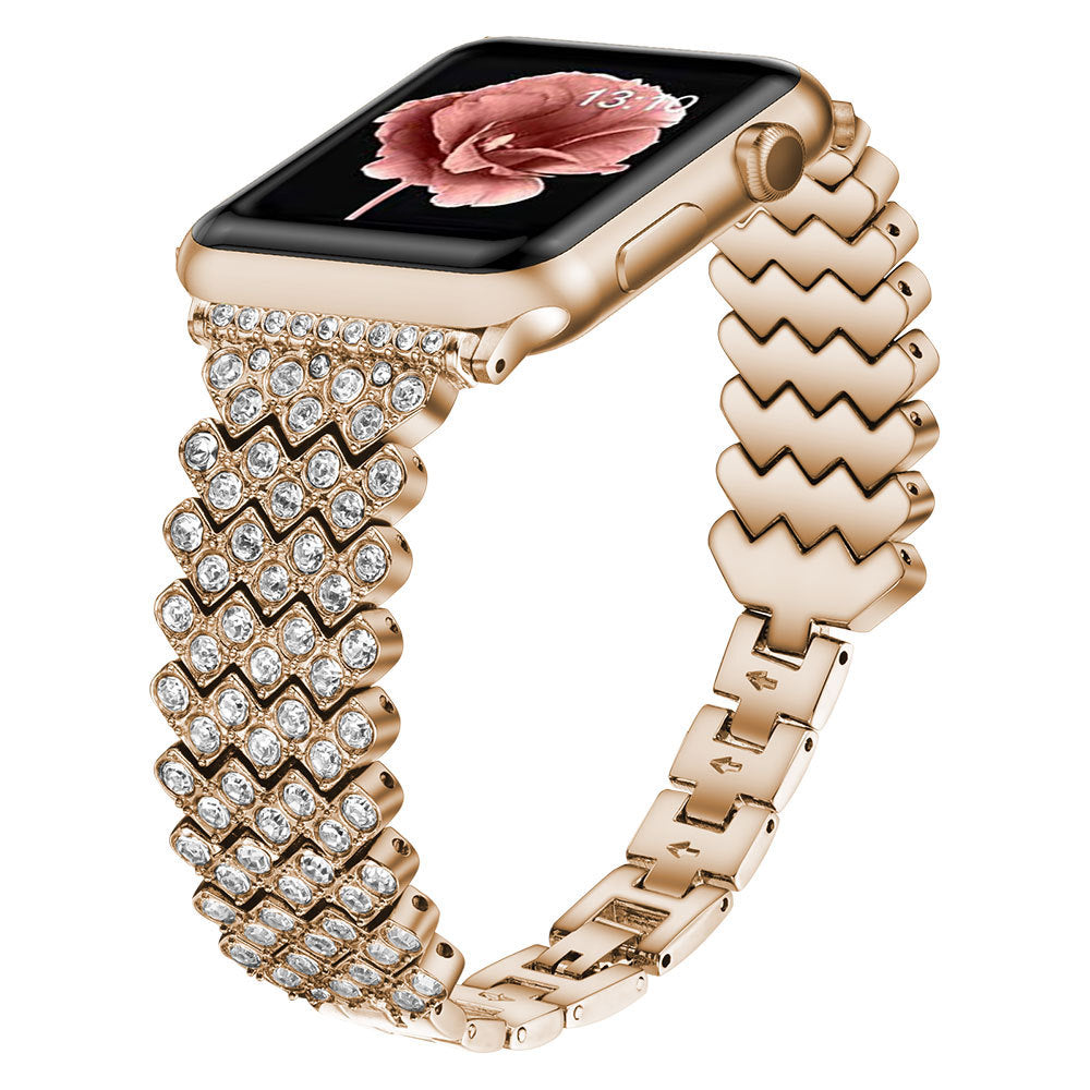 Convient pour Iwatch78 Generation Gypsophila Diamond Strap