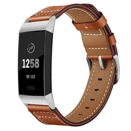 Correa de cuero FTA para Fitbit Charge 4, repuesto de correa para reloj inteligente Charge 3, correa para reloj, pulsera, accesorios